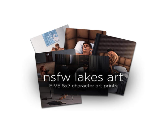 Lakes Hockey Character Art Prints - Sloane St James - Lakes Hockey Art - Hockey Romance - NSFW Character Art